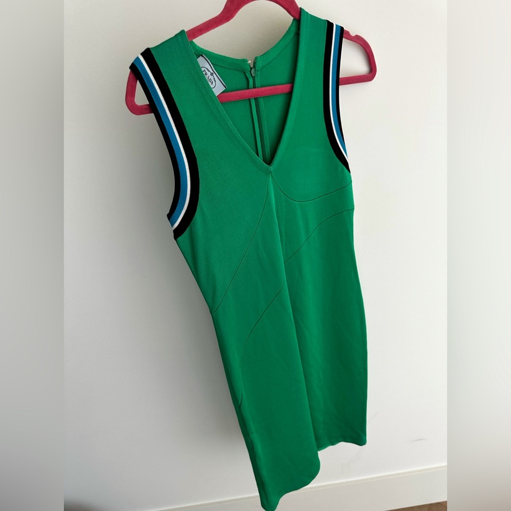 Green vintage Prada dress